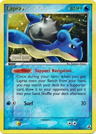 EX Legend Maker Lapras #8/92 reverse holo
