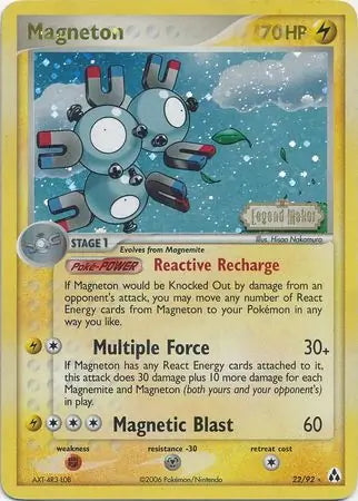 EX Legend Maker Magneton #22/92 reverse holo