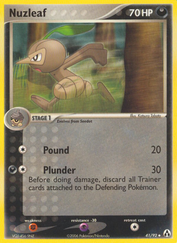 EX Legend Maker Nuzleaf #41/92