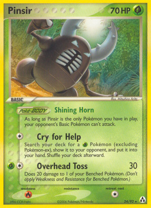 EX Legend Maker Pinsir #24/92