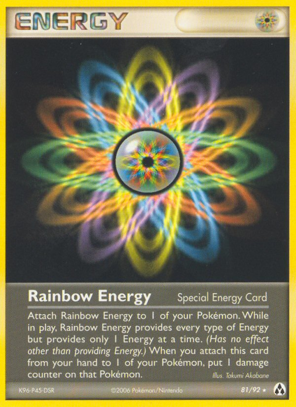 EX Legend Maker Rainbow Energy #81/92
