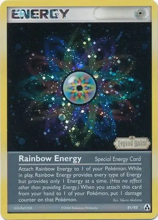 EX Legend Maker Rainbow Energy #81/92 reverse holo
