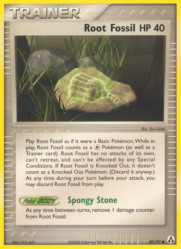 EX Legend Maker Root Fossil #80/92