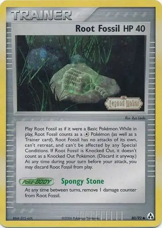 EX Legend Maker Root Fossil #80/92 reverse holo