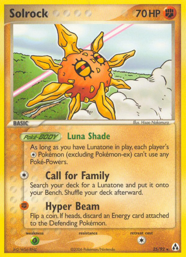 EX Legend Maker Solrock #25/92