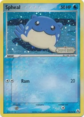 EX Legend Maker Spheal #65/92 reverse holo