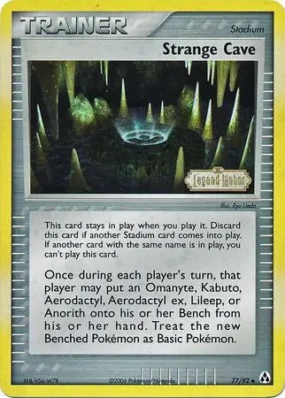 EX Legend Maker Strange Cave #77/92 reverse holo