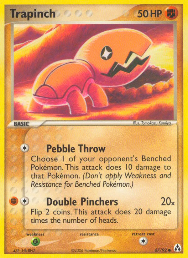 EX Legend Maker Trapinch #67/92