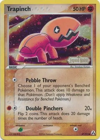 EX Legend Maker Trapinch #67/92 reverse holo