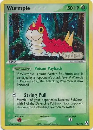 EX Legend Maker Wurmple #70/92 reverse holo