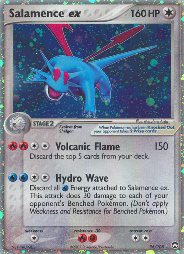 EX Power Keepers Holo Salamence ex #96/108