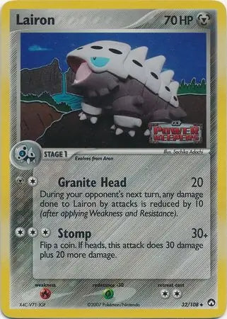 EX Power Keepers Lairon #32/108 reverse holo