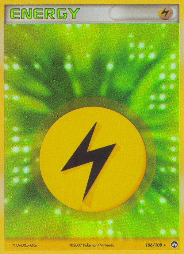 EX Power Keepers Lightning Energy #106/108