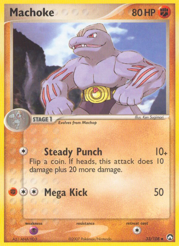 EX Power Keepers Machoke #33/108