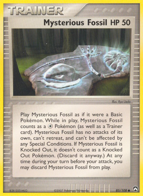 EX Power Keepers Mysterious Fossil #85/108