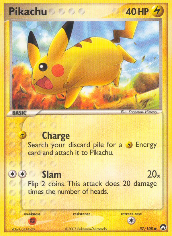 EX Power Keepers Pikachu #57/108
