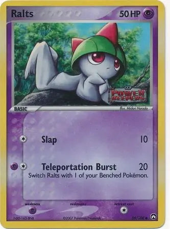 EX Power Keepers Ralts #59/108 reverse holo