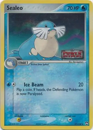 EX Power Keepers Sealeo #37/108 reverse holo