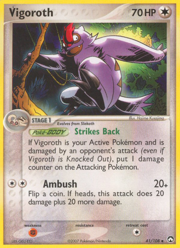EX Power Keepers Vigoroth #41/108
