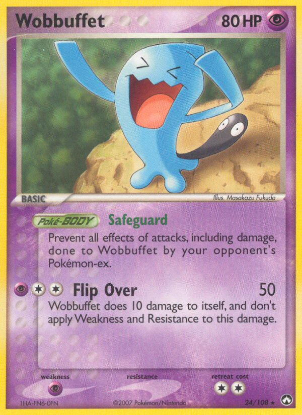 EX Power Keepers Wobbuffet #24/108