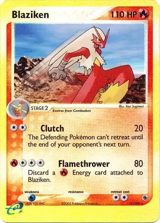 EX Ruby&Sapphire Blaziken #15/109 reverse holo