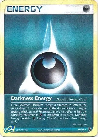 EX Ruby&Sapphire Darkness Energy #93/109 reverse holo