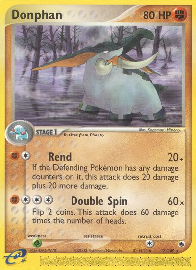 EX Ruby&Sapphire Donphan #17/109