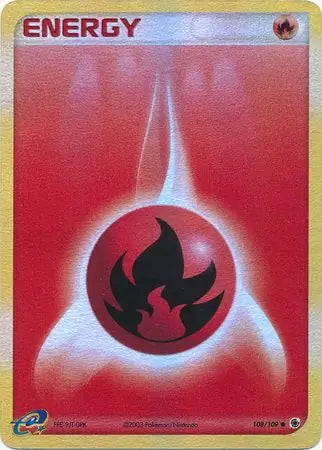 EX Ruby&Sapphire Fire Energy #108/109 reverse holo