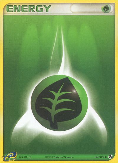 EX Ruby&Sapphire Grass Energy #104/109