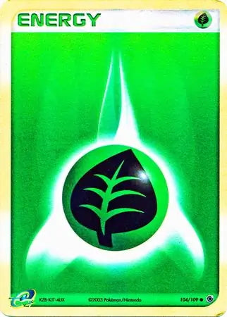 EX Ruby&Sapphire Grass Energy #104/109 reverse holo
