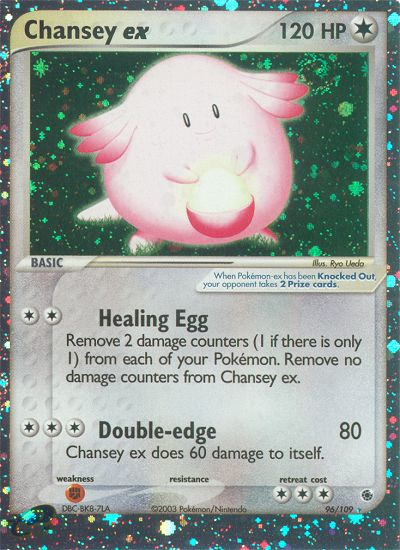 EX Ruby&Sapphire Holo Chansey EX #96/109