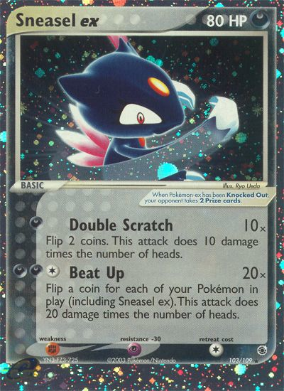 Sneasel ex EX Ruby & Sapphire