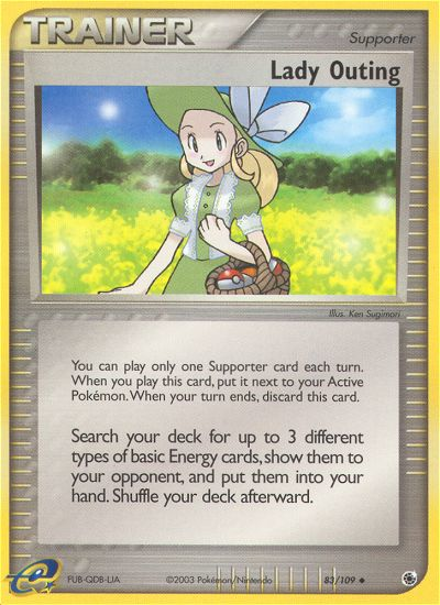 EX Ruby&Sapphire Lady Outing #83/109