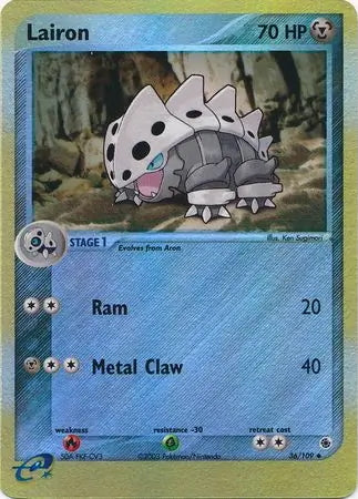 EX Ruby&Sapphire Lairon #36/109 reverse holo