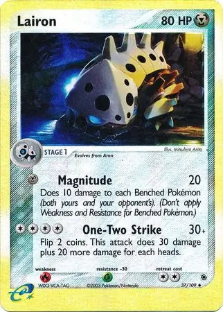 EX Ruby&Sapphire Lairon #37/109 reverse holo