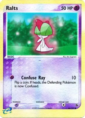 EX Ruby&Sapphire Ralts #66/109 reverse holo