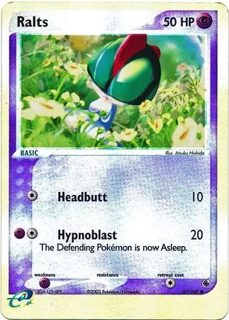 EX Ruby&Sapphire Ralts #67/109 reverse holo