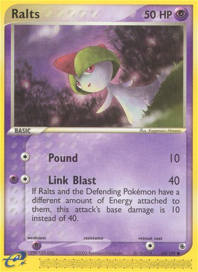 EX Ruby&Sapphire Ralts #68/109