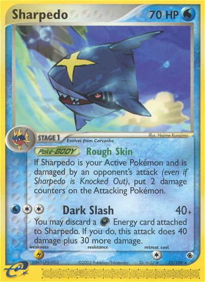EX Ruby&Sapphire Sharpedo #22/109