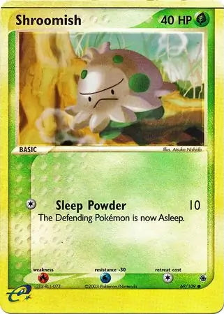 EX Ruby&Sapphire Shroomish #69/109 reverse holo
