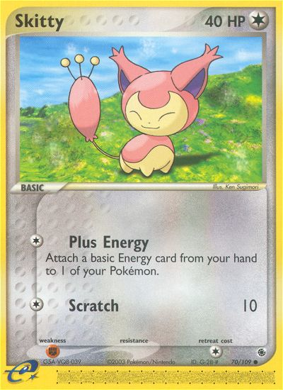 EX Ruby&Sapphire Skitty #70/109