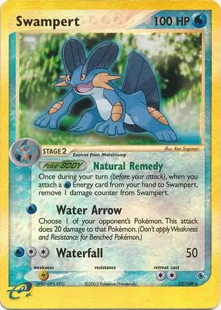 EX Ruby&Sapphire Swampert #23/109 reverse holo
