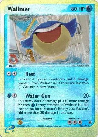 EX Ruby&Sapphire Wailmer #48/109 reverse holo