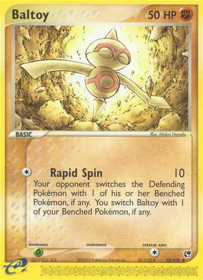 EX Sandstorm Baltoy #32/100