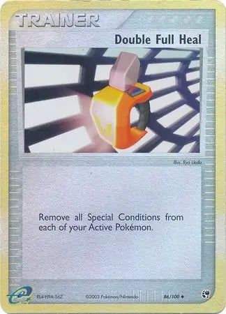EX Sandstorm Double Full Heal #86/100 reverse holo