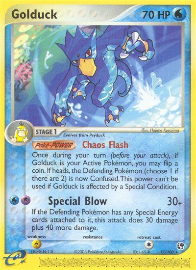EX Sandstorm Golduck #17/100