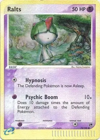 EX Sandstorm Ralts #74/100 reverse holo