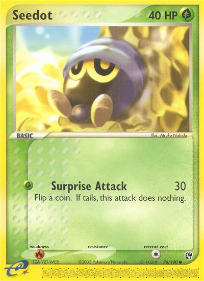 EX Sandstorm Seedot #76/100