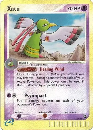 EX Sandstorm Xatu #55/100 reverse holo