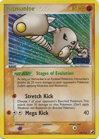 EX Unseen Forces Hitmonlee #25/115 reverse holo